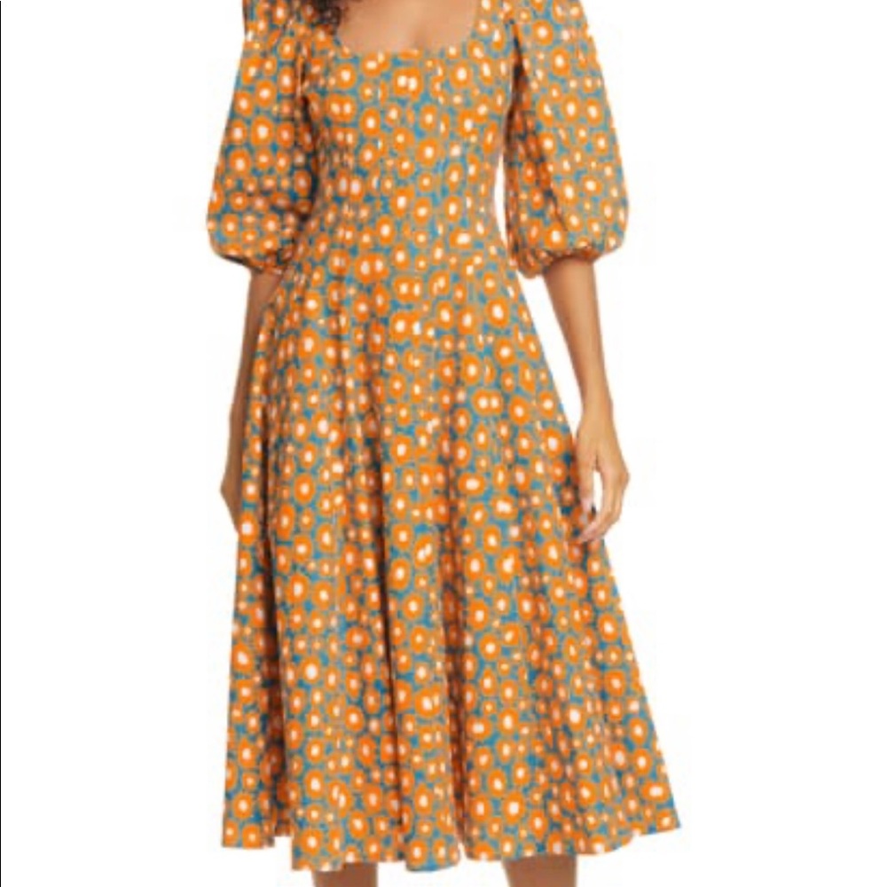 New with Tags Staud Swells Daisy print dress